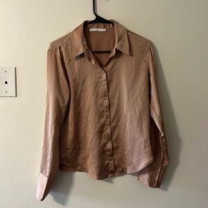 Abercrombie and Fitch silk long sleeve